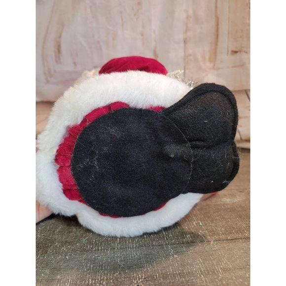 Plush mrs. Claus Xmas wreath Bell decor figure - Picture 6 of 6